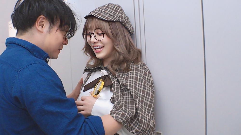 【学園＆探偵AV企画】AV撮影現場の裏で〇人事件発生！？パニック状態の現場に現れた救世主！？名探偵のぞみが体当たりで事件の真相に迫る！ - サンプル画像 - 9