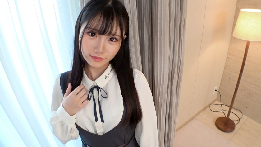 【コンカフェ店員】【隠れ巨乳】有名になりたいからAV出演！？可愛すぎるコンカフェ店員のイマドキ衝撃応募理由！ ネットでAV応募→AV体験撮影 1954 - サンプル画像 - 1