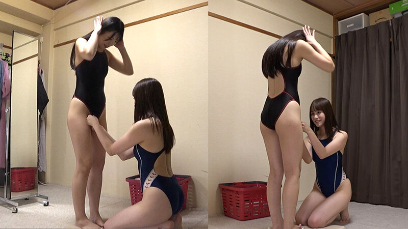 倉木しおり×桐香ゆうり 姉御の個撮 神レズ競泳水着 女が自らカメラを持ち可愛い女子の水着姿をじっとり撮影！親父の個撮ゆずりのハミ毛、ジョリワキ等のフェチ接写はもちろん女に撮られる恥ずかしい放尿やローション密着やレズSEXを完全着衣で楽しむレズハメ撮りAV - サンプル画像 - 1