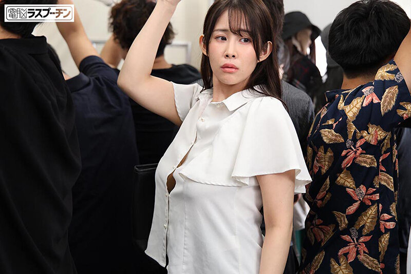 満員電車で吊り革にぶら下げられ両乳首同時開発のすえ無念の発情してしまった巨乳美女4 二羽紗愛 - サンプル画像 - 15