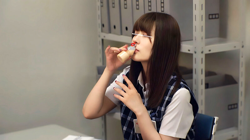 乳酸飲料販売レディが新商品を試飲したら性欲増進の媚薬効果でキメセク研修 - サンプル画像 - 1