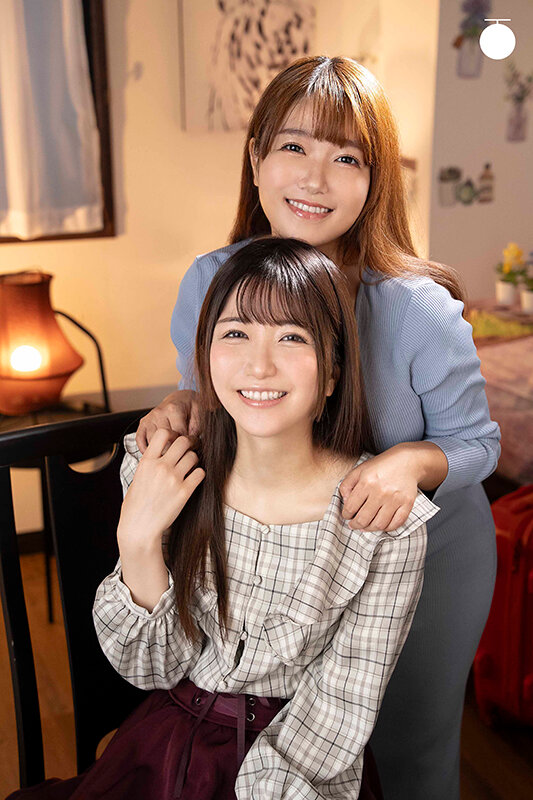 ハメ撮りレズH 昼夜でサドマゾ立場逆転するレズビアン姉妹 「お姉ちゃん、一人でしちゃダメって言ったのに腰ヘコ乳首オナニー我慢できなかったんだ？」 乃咲みくる 宝生めい…AV引退ラストレズ - サンプル画像 - 1