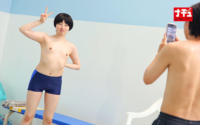 つるぺた素人女子だって男水着チャレンジ 県民プールでバレないように男子のふりして羞恥ミッション！だけのはずが…ボーイッシュSEXでなんか興奮しちゃって中出し許しちゃった/// - サンプル画像 - 4