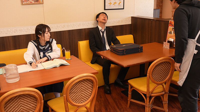 目を覚ましたら、隣の女子校生が俺の疲れマラを優しくフェラしてくれてた。 - サンプル画像 - 8