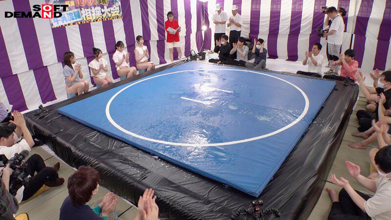 はじめての牛乳浣腸相撲大会2（ガチ）。 一般女性4名参加 - サンプル画像 - 2