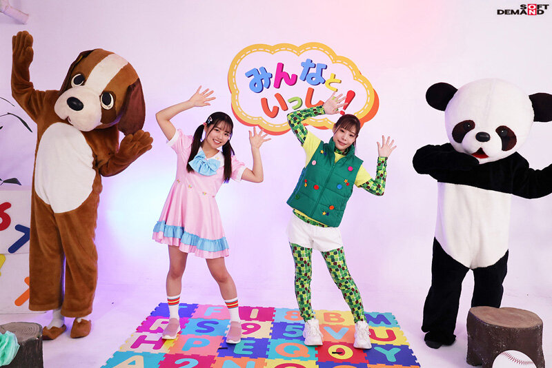 洗脳リングに浸食されていくうたのおねえさん達！ さあ。みんな。おねえさんたちと一緒におチ○ポの体操の時間だよ～！ - サンプル画像 - 2