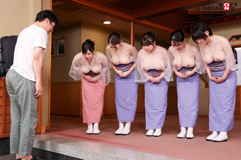 性交付き おっぱい揉みしだき温泉旅館2 Gカップ以上の巨乳仲居たちでお迎えする‘パイズリまくり体験’ お出迎えからお見送りまで、絶え間ない乳癒しでお給仕いたします。 - サンプル画像 - 3