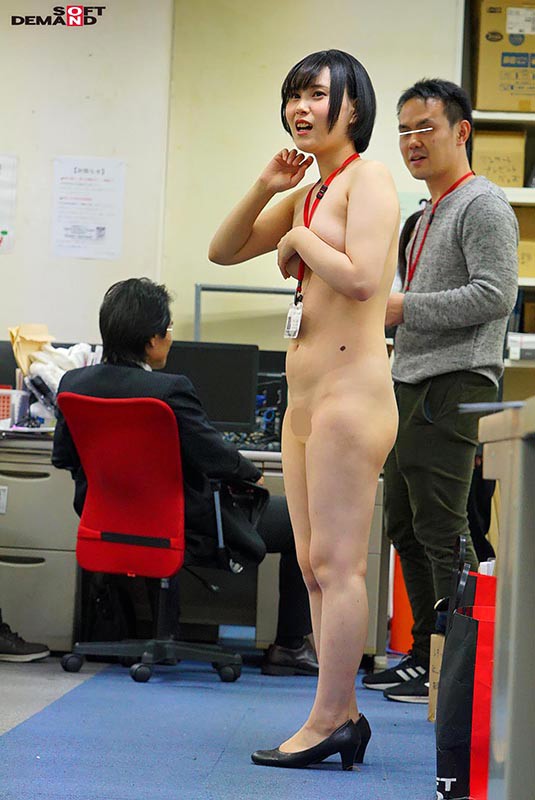 1週間全裸業務で羞恥心を克服！一回りも二回りも成長した浅井心晴の公開羞恥SEX - サンプル画像 - 9