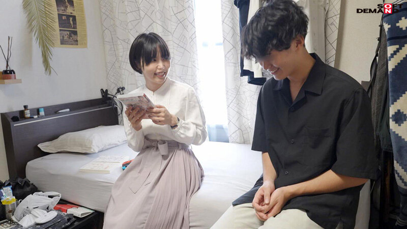 はじめての筆下ろしデート！SOD女子社員を 1 日貸切！！童貞君と外でいっぱいキスして朝から晩までイチャLOVE密着しまくったSEXドキュメント！！！ 柴崎はる - サンプル画像 - 3