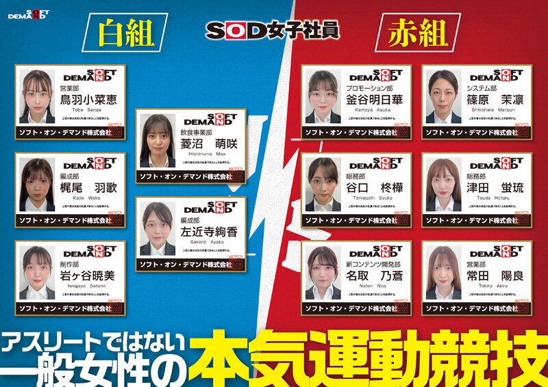 SOD女子社員 2025年度ソフト・オン・デマンド運動会 男女総勢37名の社員合戦！ - サンプル画像 - 3