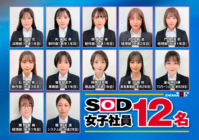 SOD女子社員12名 女性器特化健康診断 オマ○コ入念ドクハラ545分 - サンプル画像 - 3