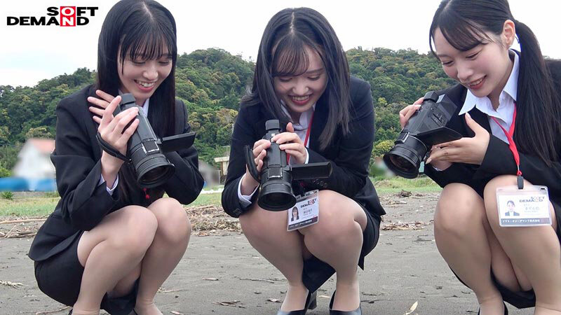 絶倫先輩社員のハ×撮り研修に同行させられた1年目女子社員3名の記録 - サンプル画像 - 6