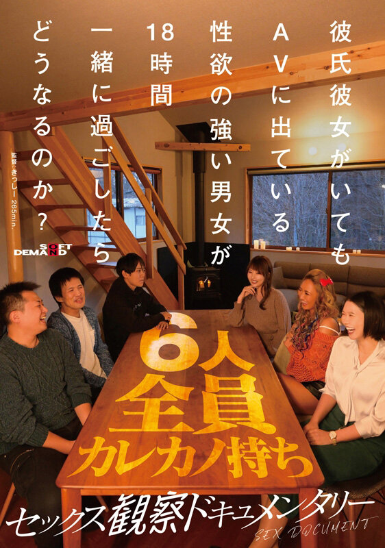 彼氏彼女がいてもAVに出ている性欲の強い男女が18時間一緒に過ごしたらどうなるのか？【セックス観察ドキュメンタリー】 - サンプル画像 - 1