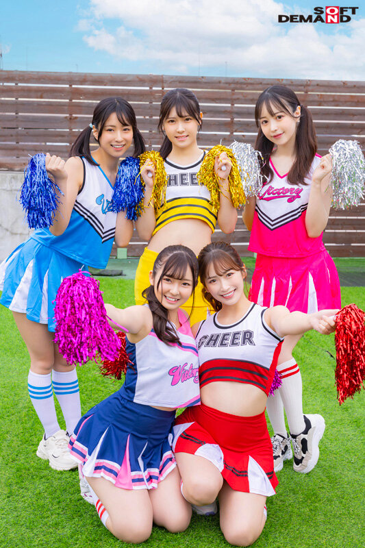 「先輩、イク時は一緒ですよ？」脳トロ淫語とパンチラ尻フリダンスで僕の射精を神サポートしてくれる甘サドJOIチアリーダー - サンプル画像 - 19