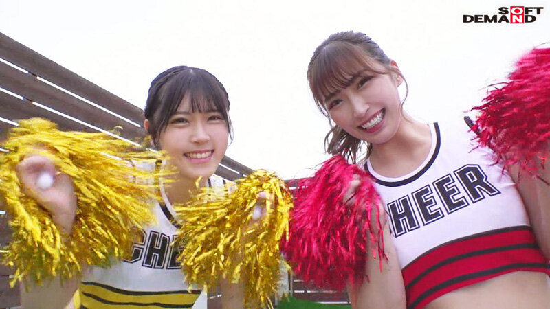「先輩、イク時は一緒ですよ？」脳トロ淫語とパンチラ尻フリダンスで僕の射精を神サポートしてくれる甘サドJOIチアリーダー - サンプル画像 - 2