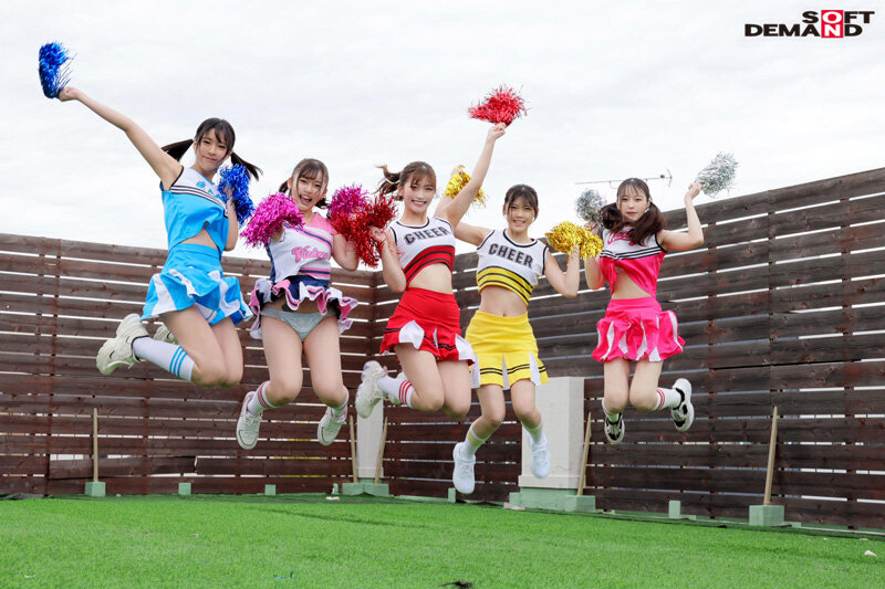「先輩、イク時は一緒ですよ？」脳トロ淫語とパンチラ尻フリダンスで僕の射精を神サポートしてくれる甘サドJOIチアリーダー - サンプル画像 - 20