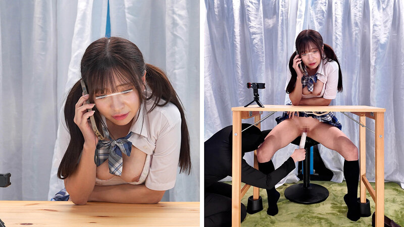 オシッコ我慢中に彼氏にビデオ通話「バレちゃダメッ！」画面の外でイカされてもバレずに通話できるのか！？ - サンプル画像 - 13