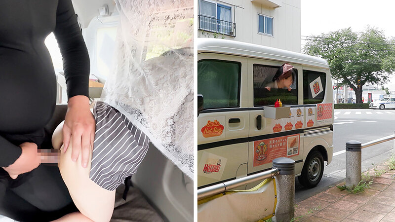 人気 AV 女優が挑戦！イカサレ屋台の中で 潮吹きながらホットドッグ売ってください！逢月ひまり 小坂ひまり - サンプル画像 - 7