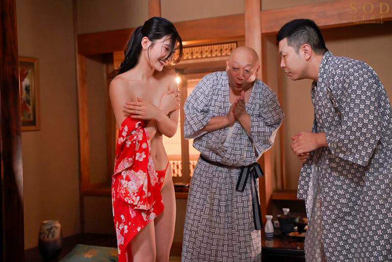 体を張ったおもてなしで経営難を立て直す温泉若女将 コンパニオンは私一人ですが晩酌でも宴会遊びでも中出し接待でも何でもご要望ください。ただしお代はきっちりいただきます… 本庄鈴 - サンプル画像 - 12