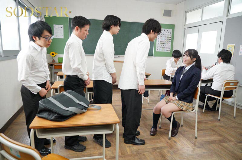 担任「今日から新川を性処理当番に任命する。 1週間でビーカー満タンまで精子を貯めないと退学になるので頑張るように」 新川空 - サンプル画像 - 14