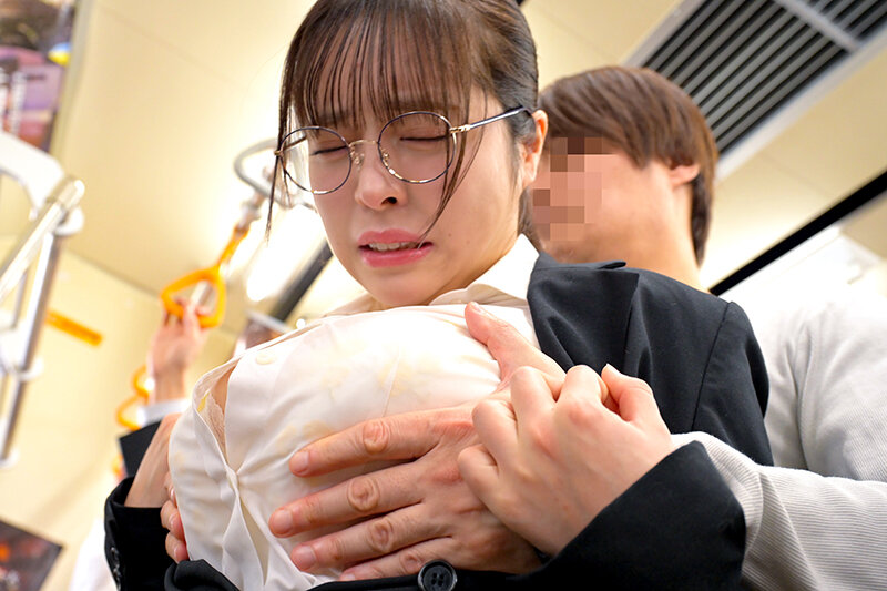 ぷるぷる神乳痴〇3 乳首こねくり柔肌鷲掴み、乳頭玩具までも！長時間アクメで腰を振ってしまい中出しが拒めない新卒リクスーOL - サンプル画像 - 6