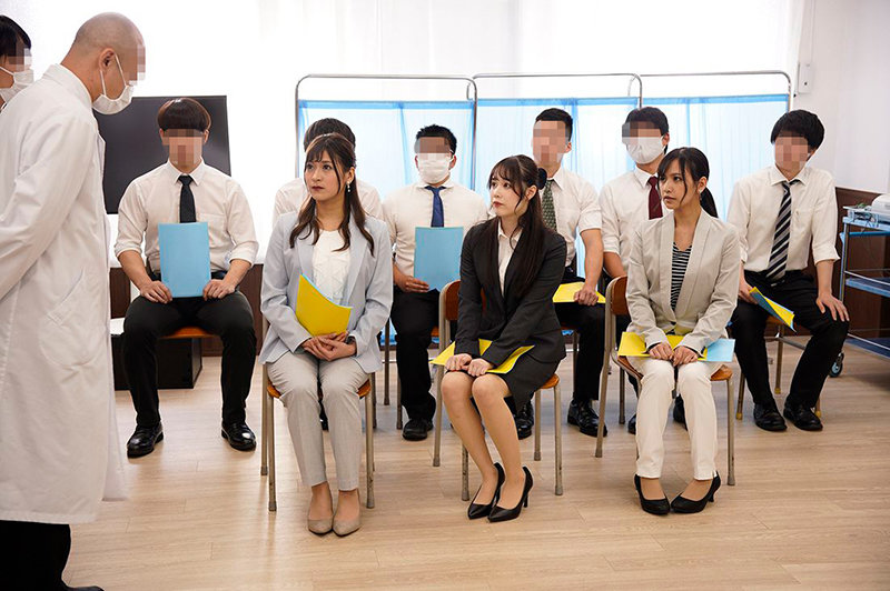 羞恥！教員採用試験を合格した新任女教師医師も看護師も男の病院で男性教諭と一緒に着任前健康診断を受けさせられる2021 - サンプル画像 - 19