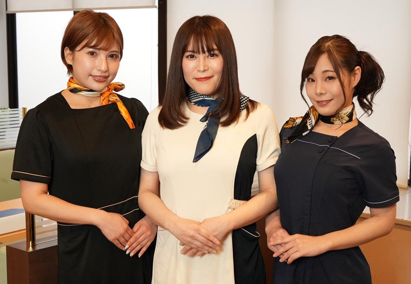 メンズエステでボインとデカ尻パンチラに勃起したペニスがエステシャンの股間にアタック！ハァハァが止まらずオイルまみれで内緒の回春マッサージしてくれました - サンプル画像 - 13