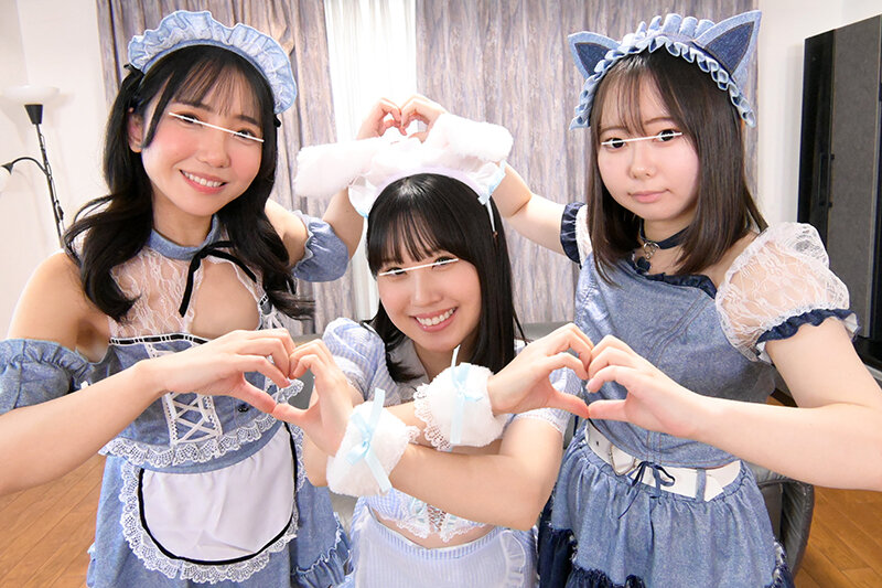 ご主人様ラブラブラブ！全力ご奉仕メイド従妹！僕のチ○ポをいつでも硬くして、マ○コに入れて気持ちよくしてくれる優秀なメイドたち！ - サンプル画像 - 8