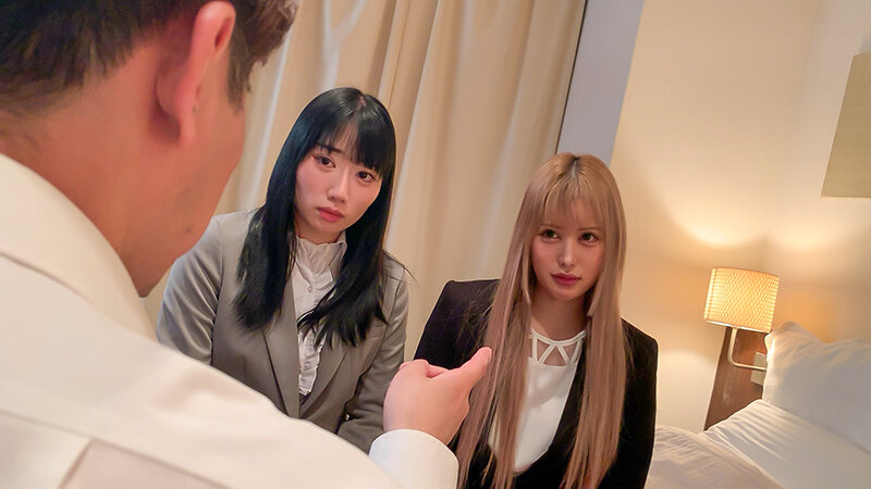 「君か、君以外か。」人事部長のチ○チ○争奪！？希望部署に配属されたい新入女子社員の逆3P中出し研修 - サンプル画像 - 12