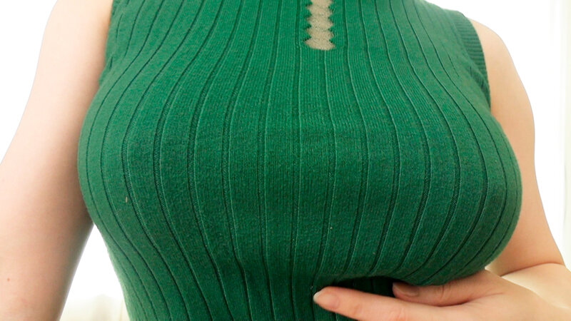透け乳ノーブラニットの乳房に顔埋めながら敏感チクビ舐められ続けた僕。 - サンプル画像 - 13