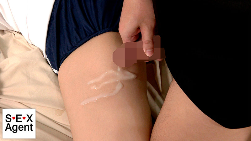 太ももコキからの太ももぶっかけ - サンプル画像 - 15