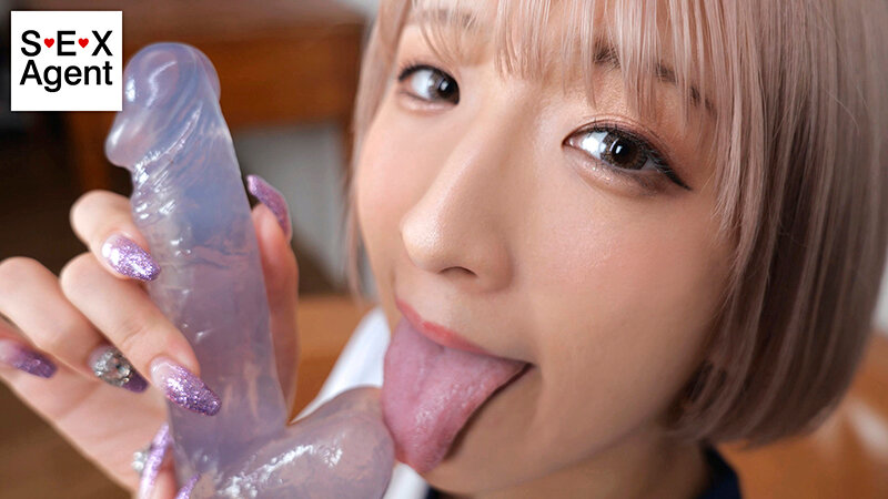 顔で抜く！超接写ディルドフェラチオ - サンプル画像 - 14
