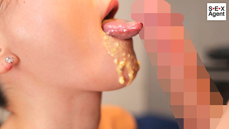 ねっとりくちゃくちゃ咀嚼フェラチオ ～咀嚼した食べ物を口移しで頂き、そのまま口内で犯●れる～ - サンプル画像 - 15