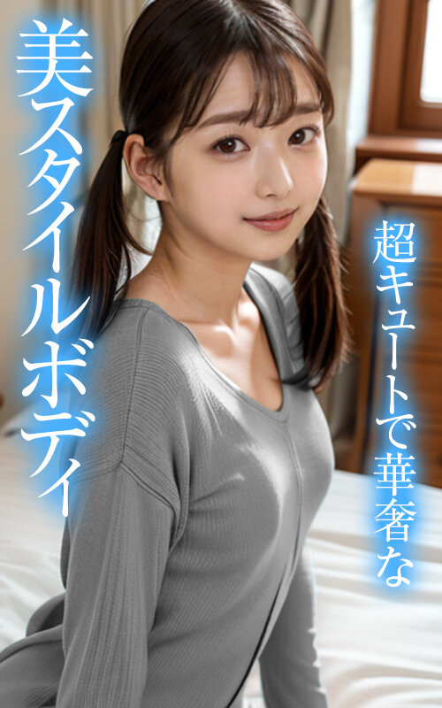 【新人AI】正統派美少女スター ツインテールの天使 あどけなさが残る童顔ちっぱい娘 森下ひかる - サンプル画像 - 4