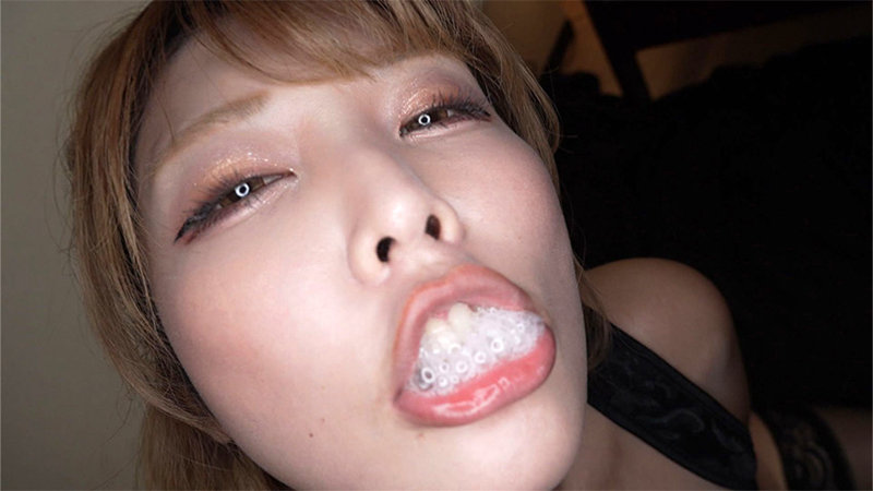 ごっくん淫語 耳元で聞く、ネバスペと喉越しごっくんのエロい音 新村あかり - サンプル画像 - 12