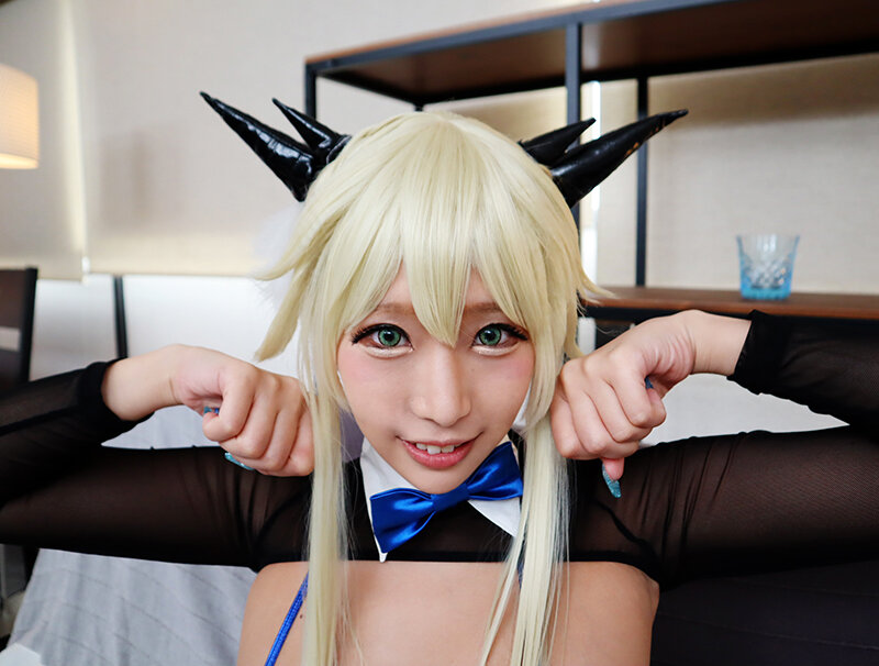個撮生ハメ撮り希望！小麦肌の爆乳H-cupレイヤーありすちゃんの逆バニー種付け撮影会開催。極小ビキニからはみ出す乳房とはみ出る乳輪、そして溢れ出すオマ●コ汁がエロすぎる！ - サンプル画像 - 4