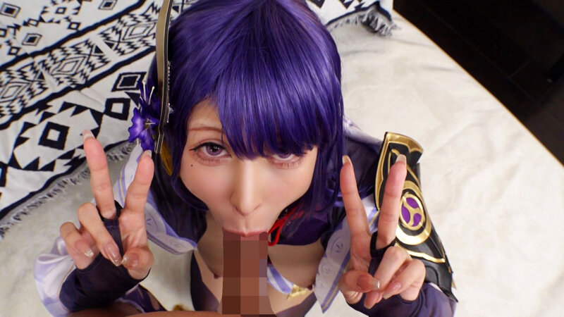 神乳Iカップキレカワ系レイヤーみうちゃん！雷の神、チ●ポに負けて中出しを許す！ - サンプル画像 - 9