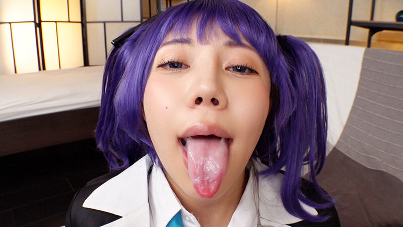 先生、ちょっとザーメンいただけますか？関西出身でGカップにムッチリふとももにデカケツの属性マシマシのコスプレイヤーりおちゃんに中出し！ - サンプル画像 - 13