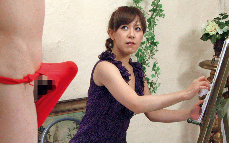 美術教室でデッサン中の人妻さんにセンズリ鑑賞してもらったら…4時間 - サンプル画像 - 20