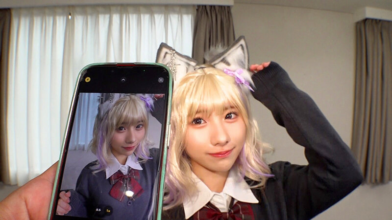 素人AV 145cm ●リ顔・雑魚マン・潮ビチャお漏らし 3P種付け会！ おま●こが弱すぎる早漏コスプレイヤーを囲んで淫乱個撮オフパコ＆発情ハメ潮噴射の着衣性交！ - サンプル画像 - 8