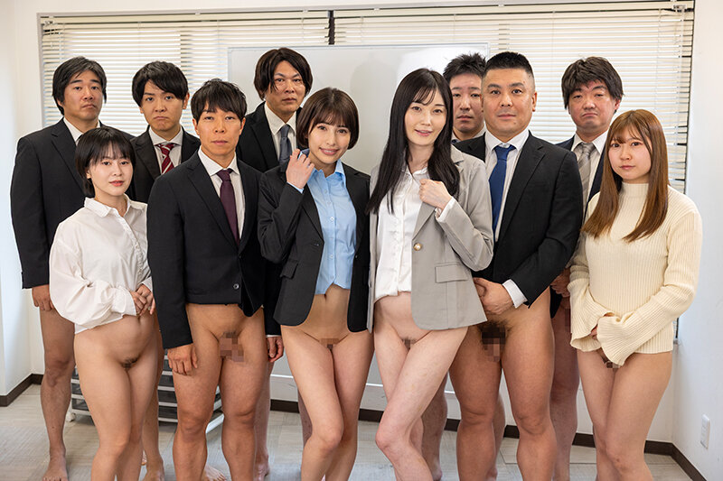 下半身露出が当たり前になった世界 パンツもスカートも無くなった世界では性器もファッション！綺麗な濡れマ●コは美女、常に勃起チ●ポはイケメンの新価値観！ - サンプル画像 - 19