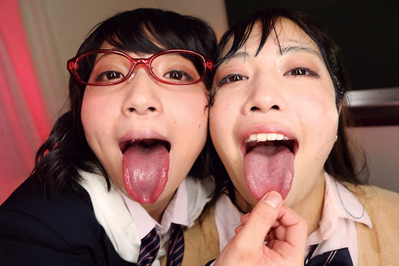 唾液まみれ顔面舐めレズ - サンプル画像 - 13