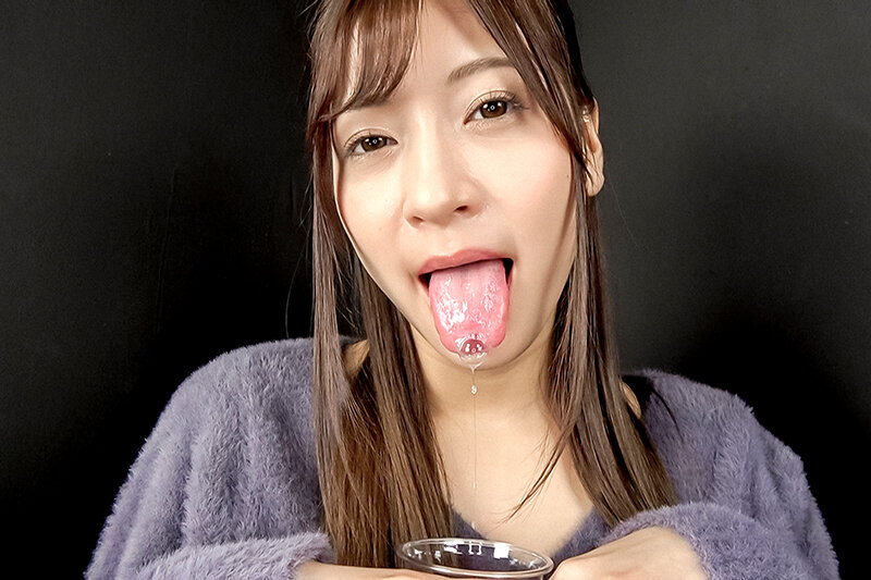 淫乱痴女のベロ唾液手コキ - サンプル画像 - 2