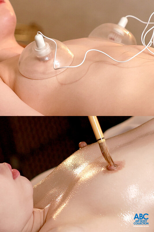 低身長美少女の不感症改善M性感エステ！ちっぱい乳首弄り・首絞め・イラマ・ポルチオ責め施術で覚醒する！無毛マ●コに種付けプレスで中出しイキ！ 三葉やよい - サンプル画像 - 4