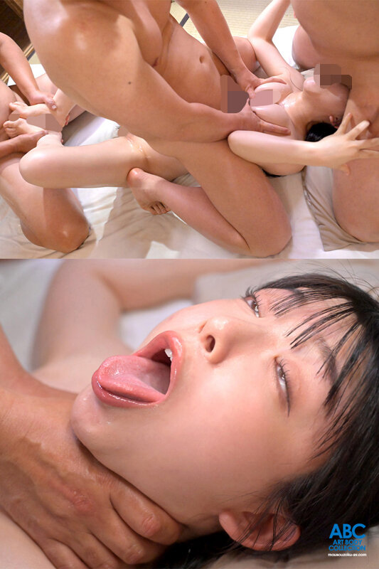 汚ヤジが集まる独身寮のGカップ管理人はオナホ願望有り ガニ股で失禁＆潮吹き！下品なアヘ顔で汚チ●ポに無様にイキ狂う4P大乱交 真白ふわり - サンプル画像 - 15
