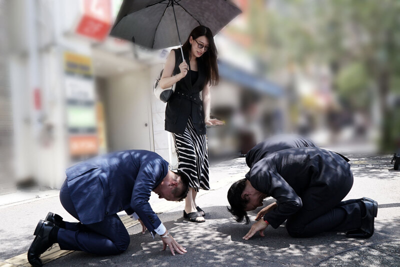 追跡 土下座ナンパ 絶叫 人妻ゴロシ 6 - サンプル画像 - 2