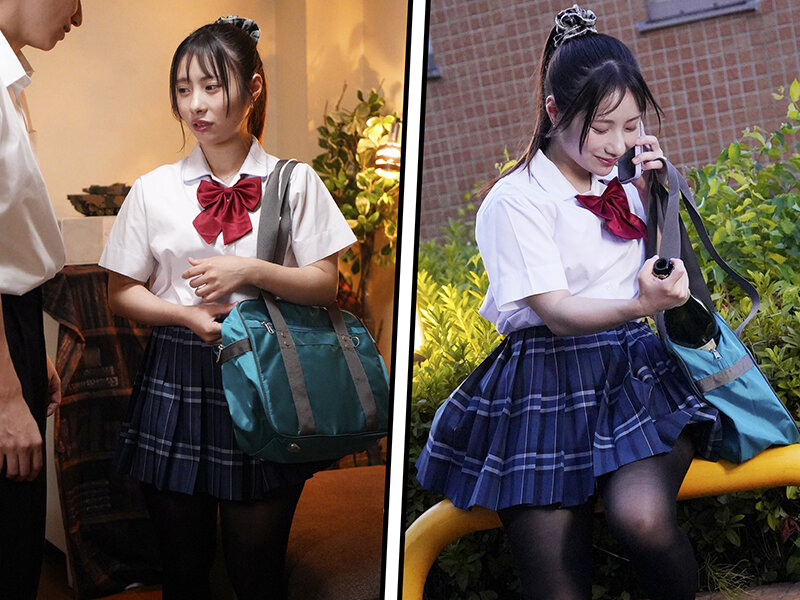 黒パンスト失禁イラマチオ輪● 固定バイブお漏らしさせられたスクールカースト頂点の生意気な女子校生 松井日奈子 - サンプル画像 - 1