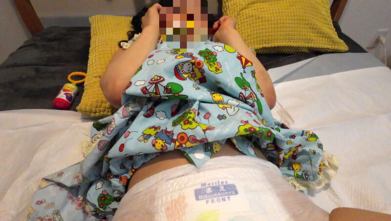 SNS直送146cm超ミニ素人JDせいら 清純ピュアおむつ極限羞恥 - サンプル画像 - 2