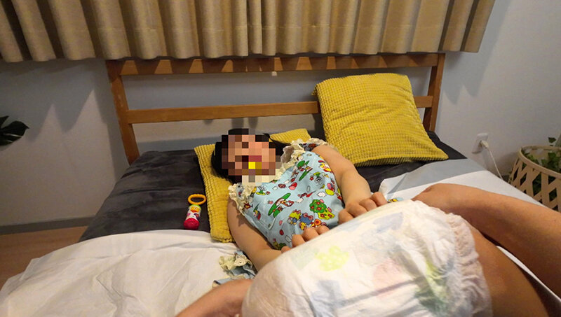 SNS直送146cm超ミニ素人JDせいら 清純ピュアおむつ極限羞恥 - サンプル画像 - 3
