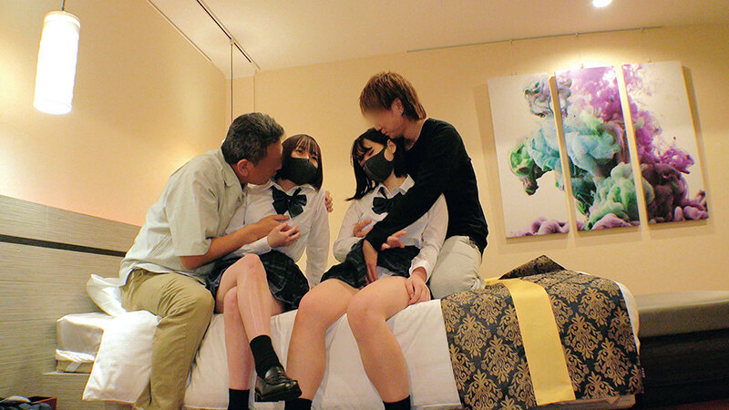生ハメバック制裁！オジサンの事を見下している生意気な塩対応P活少女達を理解らせ。バックの途中でコンドームポイッ！！そんなに顔見せたくないならケツ穴だけ貸せwww - サンプル画像 - 13